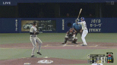 【中日対巨人12回戦】巨人・キャベッジ好送球！！！！！！！！！！！！！！