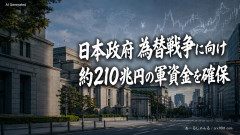 【台湾メディア】 日本政府は為替戦争に向け約210兆円の軍資金を確保したようだ