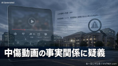 【速報】中革連・小川、中傷動画に「事実関係に疑義あることは留意」「そうした動画が流通・拡散している事実」