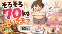 そろそろ70kgいきそう