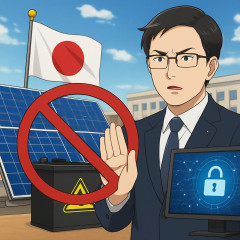 日本政府、中国製ソーラーパネルとバッテリーを全面禁止、IoTサイバーセキュリティ義務化で全社不合格