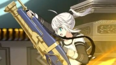 【FGO】配布サーヴァントの「グレイ･リリィ(セイバー)」はバトルモーションで様々な武器を駆使してバリエーション豊かに戦う
