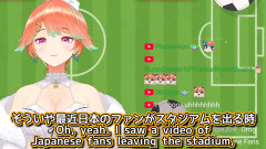 【ホロEN】キアラ、日本人のW杯スタジアム掃除の逆再生ネタに笑ってしまうｗ