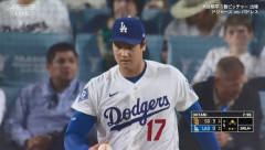 【悲報】大谷翔平「6回 3失点 110球 9奪三振 被安打7 防御率1.79」