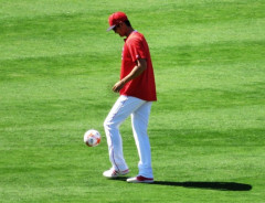 大谷翔平「サッカー…？ちょっとなら出来ますけど…」
