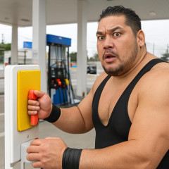 ガソスタの静電気除去シート「タッチしてる人みたことない」 驚きの投稿にプロレスラーも反応「俺必ずタッチしてるよ」