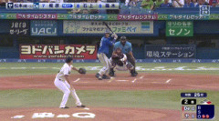 【ヤクルト対DeNA12回戦】DeNA・梶原、ヤクルト・松本健吾から今季第1号先制2ランホームラン！！！！！！！！！！！！！！！