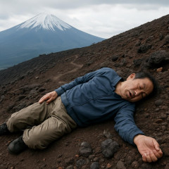富士山の遭難死、標高3000m超が7割 多発する中高年男性の急死   #🗻 |  ポテチの袋も脹らみますし