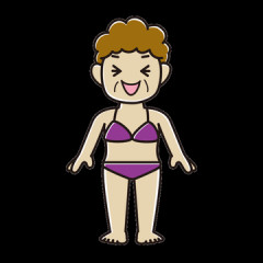 【画像】ドイツの女の子、暑すぎてお胸以外隠さずに出歩いてしまうwwwww