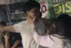【衝撃映像】男さん、女に殴り合いで負けてボッコボコにされてしまう