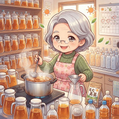 婆ちゃんが遂に麦茶の量産体制に入った