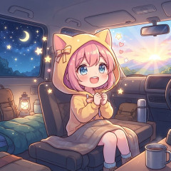 車中泊って夜はドキドキするし、朝は非日常感あるしめちゃくちゃ楽しくないか？