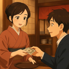 日本にはかつて心付けというチップ文化がありました。チップ文化、復活させましょう