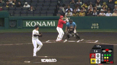 【阪神対広島13回戦】広島、初回2アウト二塁から坂倉のタイムリーで1点先制！！！！！！