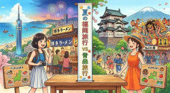 8月に福岡旅行、青森旅行 行くならどっち