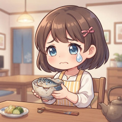 福島瑞穂なんぞに食べられる鯖が趙かわいそう それも欠けたお茶碗で…