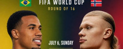 【速報】ブラジルvsノルウェー！ブラジルはPK失敗もありスコレアレス、面白過ぎる前半ｗｗｗｗｗｗｗ