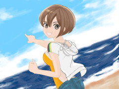 【画像】ビキニさん、JKボディの重力に負けてしまうｗｗｗｗｗｗ
