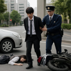 死亡ひき逃げ疑いで無免許の16歳男子高校生逮捕 バイク後部座席から転落し車にひかれた16歳女子高校生助けず走り去る 勝どき   #東京