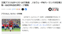 サッカーW杯ブラジル、ノルウェーに敗北wwww
