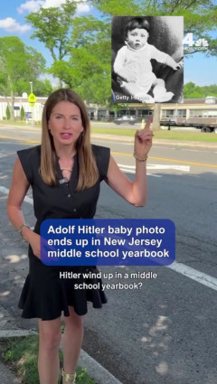 米中学校の卒業アルバムにヒトラー写真が紛れ込む…警察が捜査