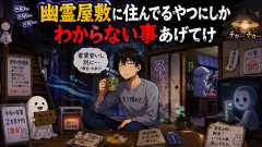 幽霊屋敷に住んでるやつにしかわからない事あげてけ