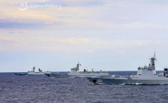 中国が過去最多の艦船110隻超を第1列島線に展開、台湾高官がXに投稿「拡張主義」！
