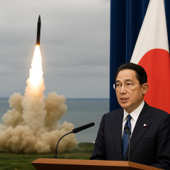中国から弾道ミサイル発射の通知 日本政府が発表