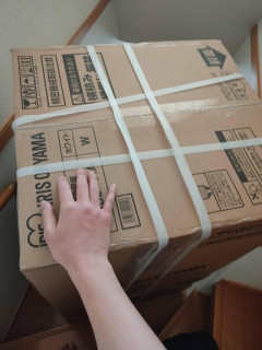 1人で引っ越し作業ぼく、冷蔵庫に心が折れて終わる