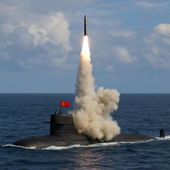 中国が戦略ミサイル発射実験 原子力潜水艦から太平洋に向け