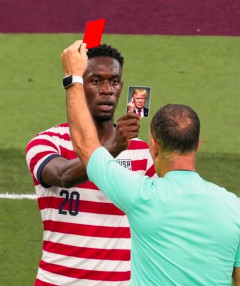 【八百長大会な模様】FIFA、トランプ大統領から要望を受け、アメリカ選手のレッドカード取り消しを発表 トランプ大統領「ようやった」