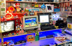 【画像】クローゼットに作ったゲーム部屋が話題に…　いいなこれ