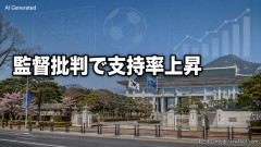 【速報】韓国大統領によるサッカー監督叩き→支持率急上昇→韓国大統領「国政ちょろすぎｗｗｗｗ」犬笛の目標さえあればいい国民