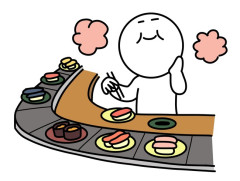 1人で回転寿司を食べれる猛者w w w w w w w w w w w w w