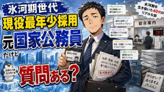 氷河期世代現役最年少採用元国家公務員だけど質問ある？