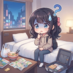 独身男性「一人旅来たぞ！現地の美味いもん食って観光スポット見てビジホ泊まって…なんの意味が？」