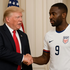 W杯、アメリカ代表FWの出場停止処分を1年間延期 トランプ大統領がFIFAへの働きかけを認める「彼らを説得したのは私だ」   #速報 |  2002年の韓国みたいだね