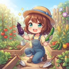 🍆🥒家庭菜園🍅🌽