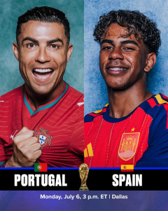 【速報】スペインvsポルトガル、スペイン勝利でクリロナ代表引退！