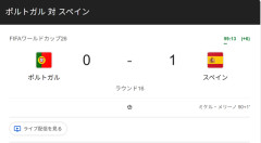 【実況振り返り】 🇵🇹ポルトガル 0 - 1  🇪🇸スペイン  スペイン無失点記録更新のまま勝利！
