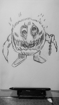 【画像】ネット民「カービィ描いた 公式絵をすこしだけアレンジ」