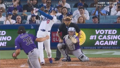 大谷翔平、第四打席で今季7度目の三安打となるライト前ヒット！！！！！！！
