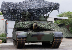 台湾で行われた演習中の第584機甲旅団所属M1A2Tエイブラムス戦車！