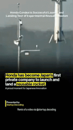 韓国人「ホンダが宇宙へ？自動車メーカーが本気を出した『再利用ロケット』開発とは？」