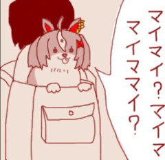 【ウマ娘】ひょっこり顔を出してるのが可愛いお喋りマイル犬
