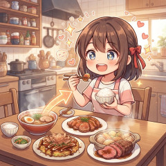 ラーメンでご飯←食える　お好み焼きでご飯←食える　おでんでご飯←食える　ローストビーフでご飯←
