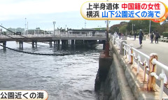 横浜市の山下公園近くの海で上半身だけの遺体が発見され、中国籍の４５歳の女性と判明 → 中国ネット「だから日本に行くなと言っているのに」「たぶん犯人も…」（動画あり）