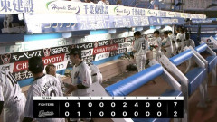 7月8日　ロッテ２－７日本ハム　先発河村が5回1失点もリリーフ陣が被弾連発で試合をひっくり返され逆転負け