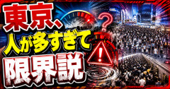 【物議】東京、人が多すぎて限界説　便利すぎる首都の弱点がついに表面化