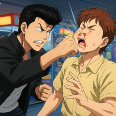 ゲーセンでチー牛を殴ったヤンキー､逆にパウンドでボコボコにされてしまう   #動画 |  sssp://img.5ch.io/ico/anime_syobon02.gif  |  このチー牛、普通にヤンキーをテイクダウンしてる